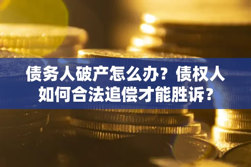 北京债务人破产怎么办？债权人如何合法追偿才能胜诉？