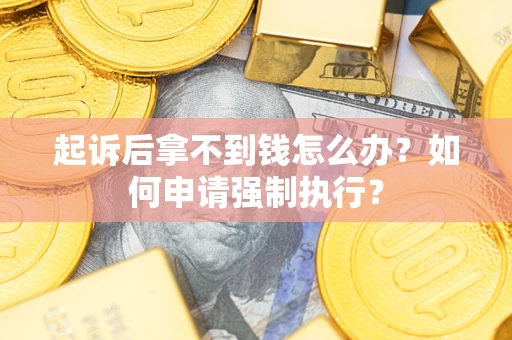 北京起诉后拿不到钱怎么办？如何申请强制执行？
