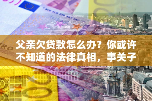 北京父亲欠贷款怎么办？你或许不知道的法律真相，事关子女未来
