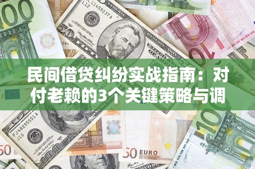 北京民间借贷纠纷实战指南：对付老赖的3个关键策略与调解盲区解析
