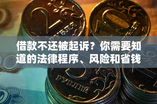 北京借款不还被起诉？你需要知道的法律程序、风险和省钱技巧